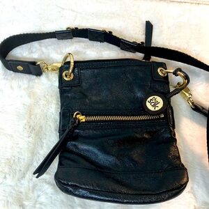 Sak Black Leather Crossbody Purse